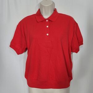 Everlane Organic Cotton Polo Big Red Shirt S